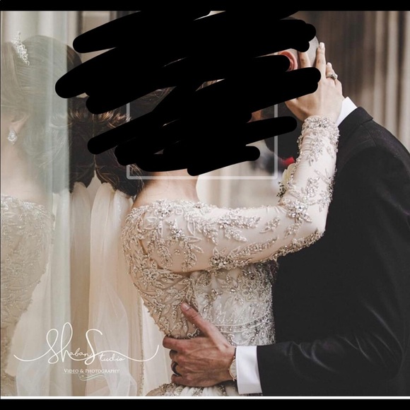 COPY - Stephen yearick Swarovski beaded wedding dress - Picture 6 of 8